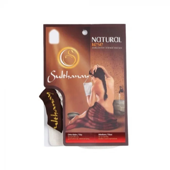 Sulthanay Natural İpek Kese - Orta Kalın