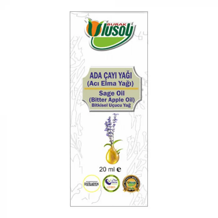 Ulusoy Bitkisel Adaçayı Acı Elma Yağı 20Ml