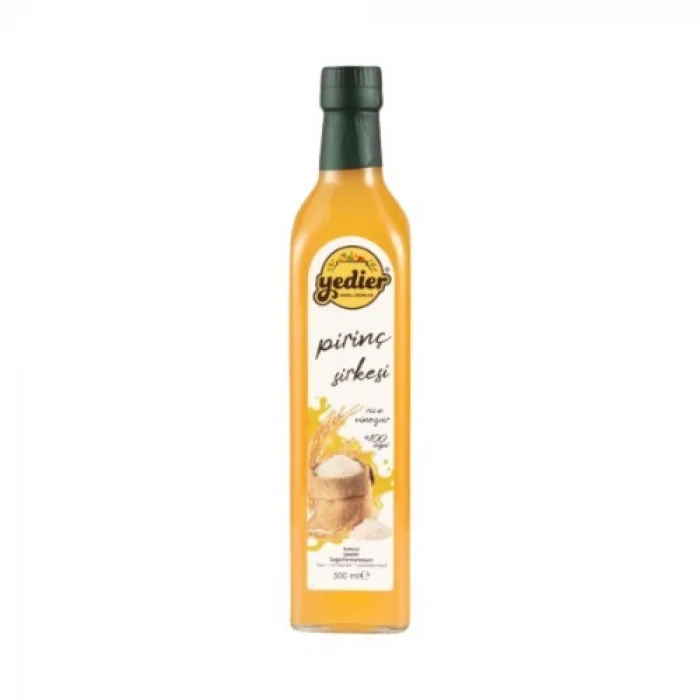 Yedier Pirinç Sirkesi Katkısız 500Ml