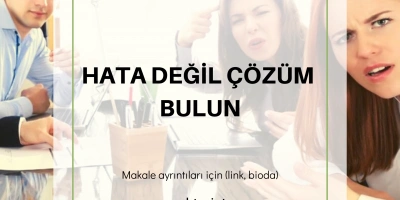 Mutluluğun Sırları – 9  Hata Değil Çözüm Bulun