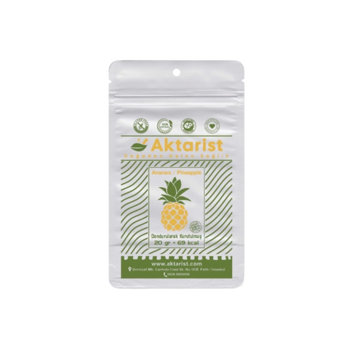 Aktarist Freeze Dried Ananas Kurusu 20 Gr