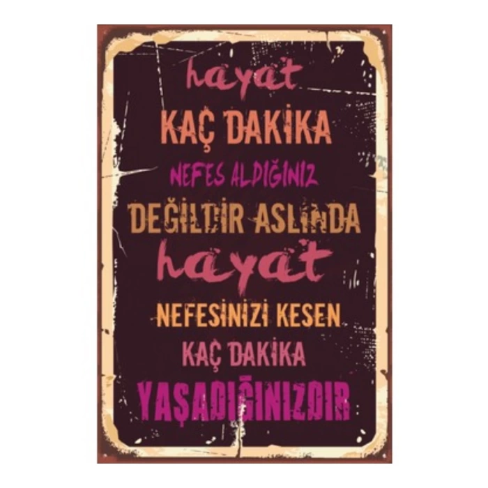 Aktarist Tablo 10x20cm