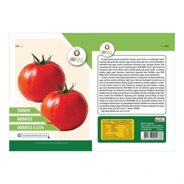 Birtaş Domates H-2274 Tohumu