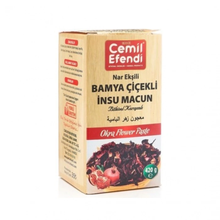 Cemilefendi Bamya Çiçekli İnsu Macun 420Gr