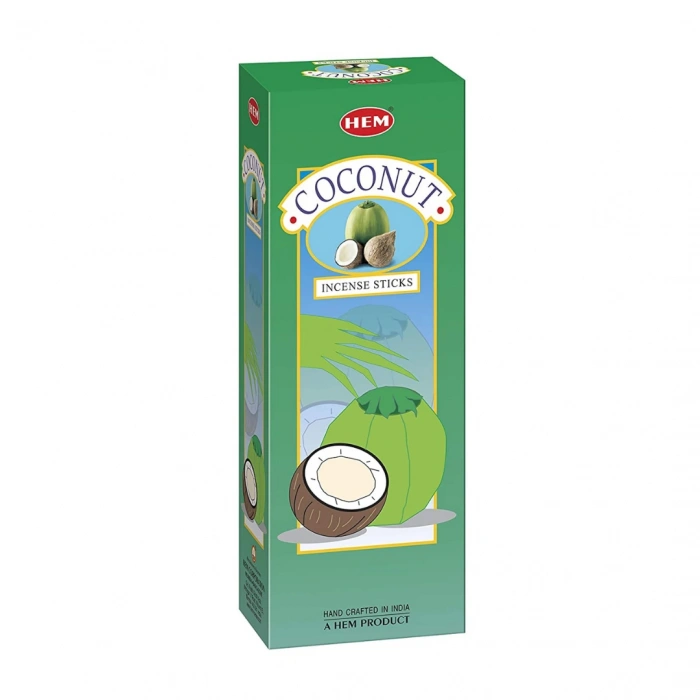 Hem Tütsü Coconut - Hindistan Cevizi Kokulu 20 Çubuk Tütsü