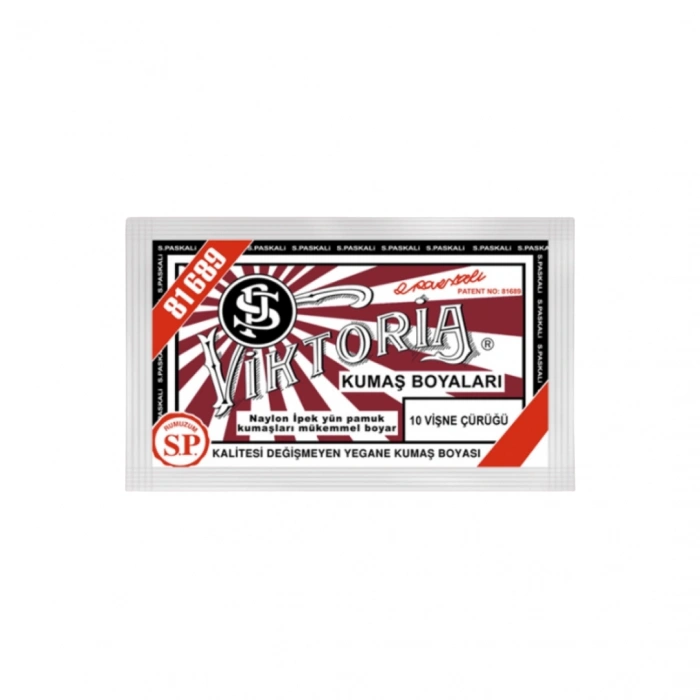 Viktoria Kumaş Boyası 10 Vişne Çürüğü