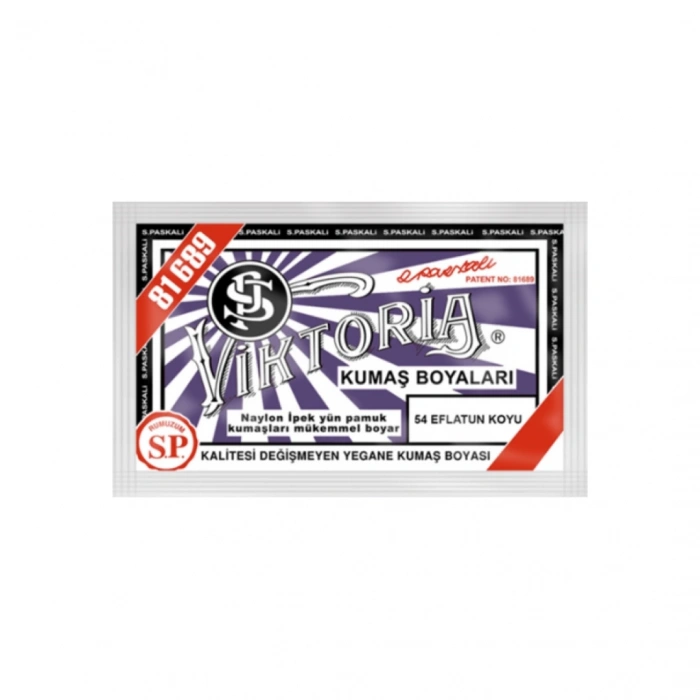 Viktoria Kumaş Boyası 54 Eflatun Koyu