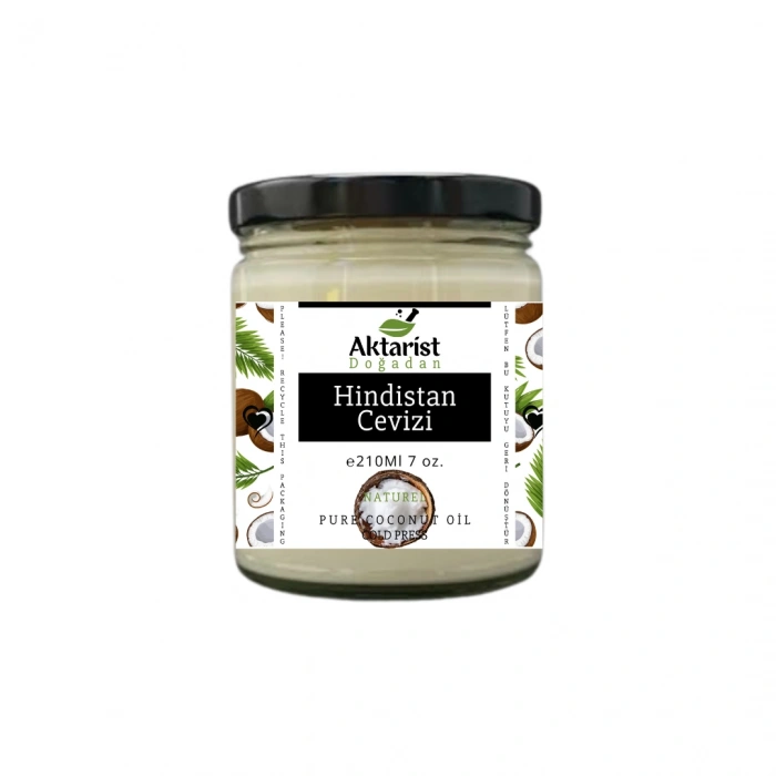 Aktarist Hindistan Cevizi Yağı Soğuk Pres 210Ml