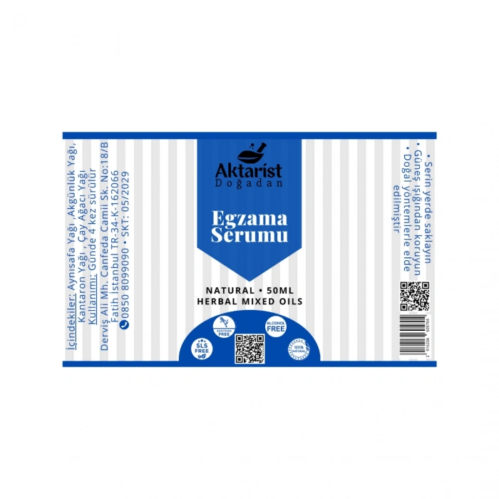 Aktarist Egzama Serumu Natural 50Ml