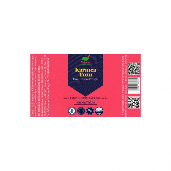 Aktarist Karınca Tozu - Haşere Tozu 80gr