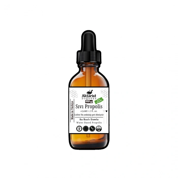 Aktarist Organik Sıvı Propolis Ekstraktı 50 Ml ( Su Bazlı )