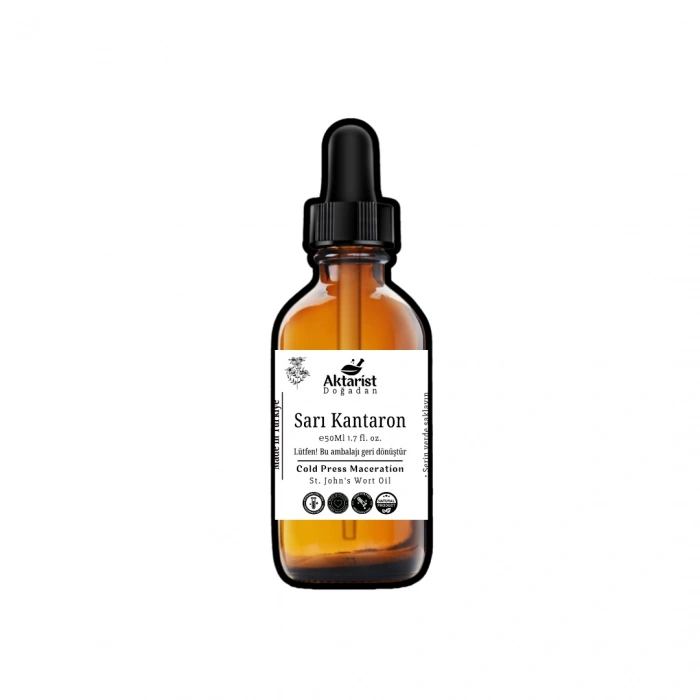 Aktarist Sarı Kantaron Yağı 50Ml Damlalıklı