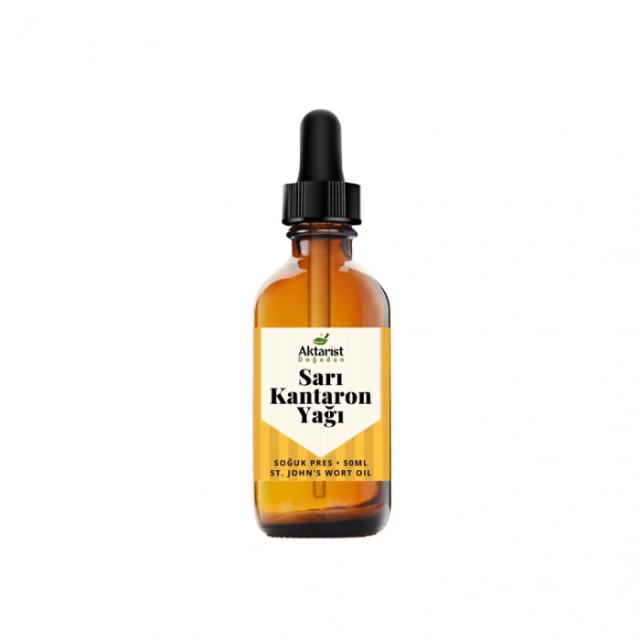 Aktarist Sarı Kantaron Yağı 50Ml Damlalıklı