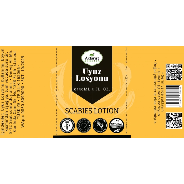 Aktarist Uyuz Losyonu 150Ml