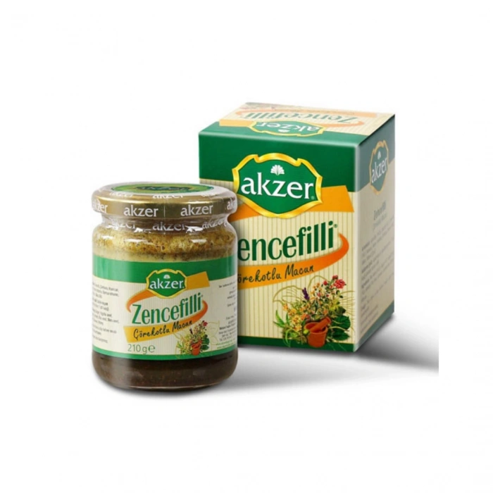 Akzer Zencefilli Çörekotlu Macun 210Gr