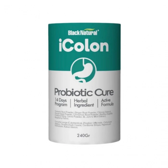Black Natural Icolon Probiotic Cure 240Gr
