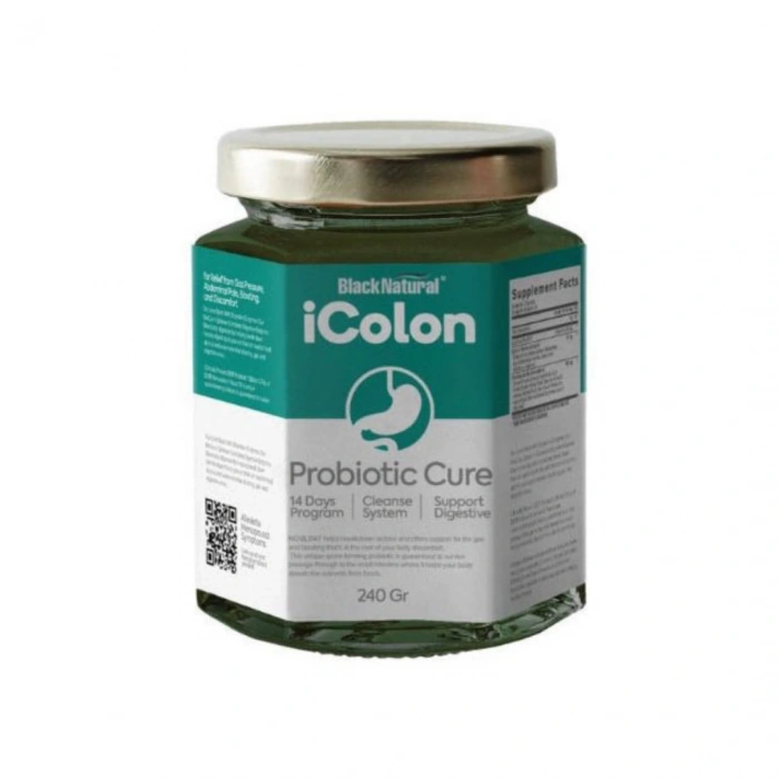 Black Natural Icolon Probiotic Cure 240Gr