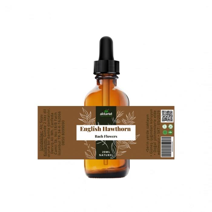 English Hawthorn   - Bach Flowers Water 20Ml