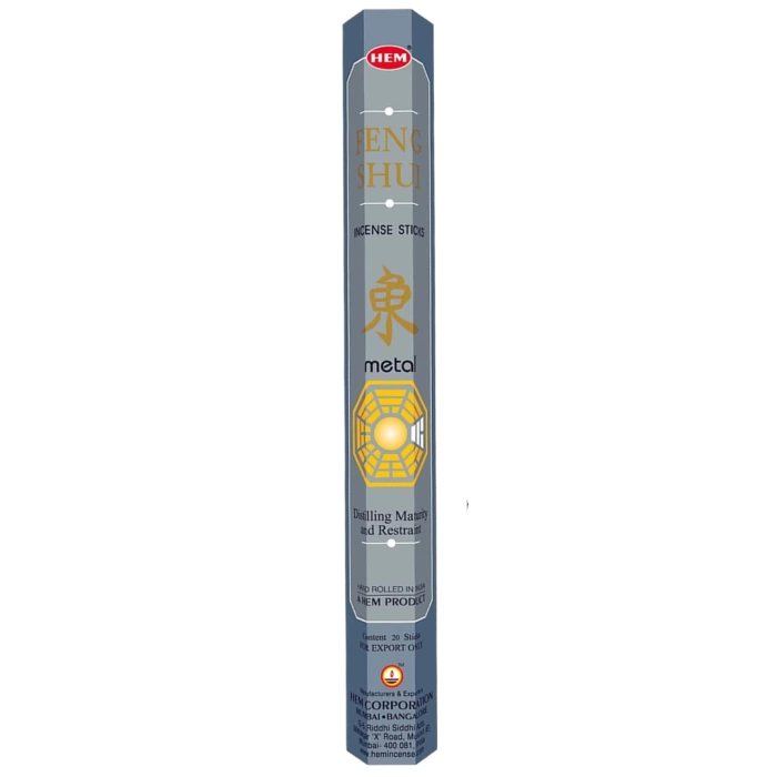 Hem Tütsü Feng Shui Metal Incense Stick - 20 Çubuk Tütsü Feng Shui Metal