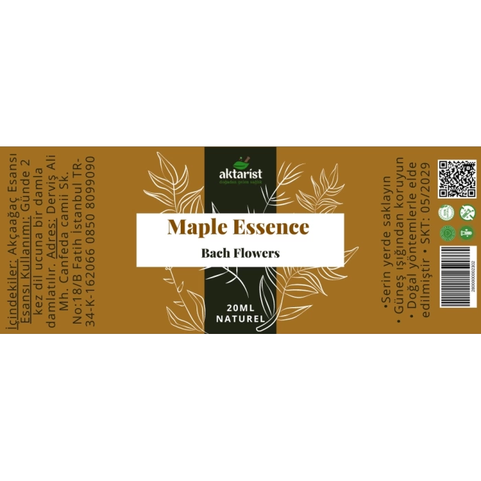Maple Esence - Bach Flowers Water 20Ml