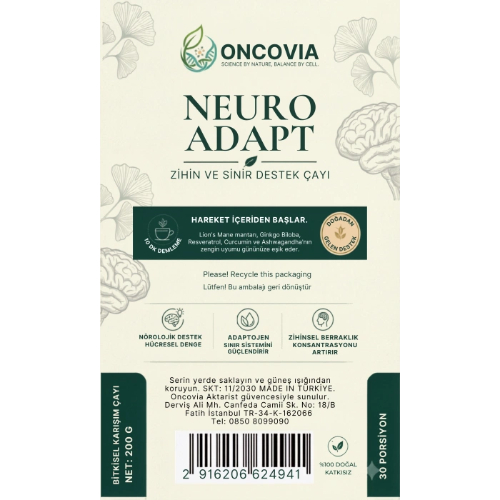 Oncovia Neuro Adapt Tea