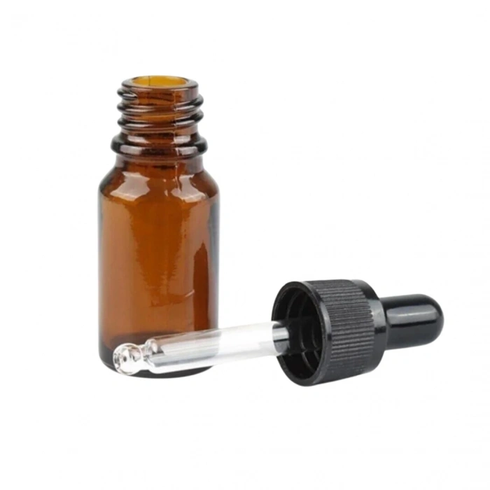 Şişe Amber Cam 20 Ml - Kahverengi Ecza Numune Şişesi 20cc Cam Damlalıklı