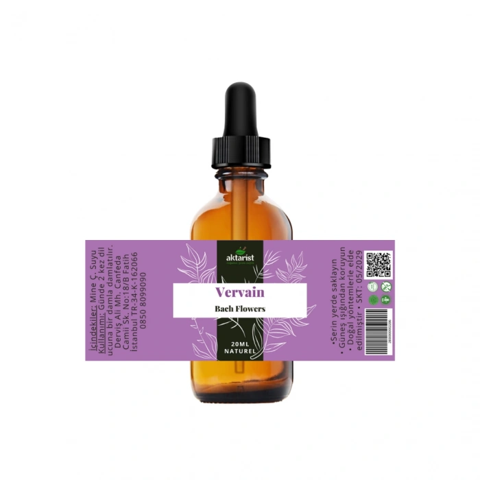 Vervain - Bach Flowers Water 20Ml