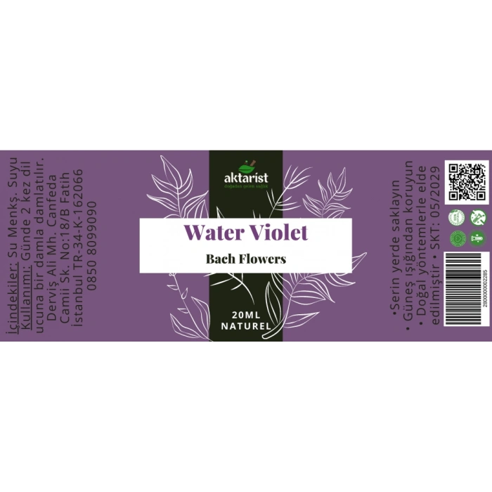 Water Violet - Bach Flowers Water 20Ml
