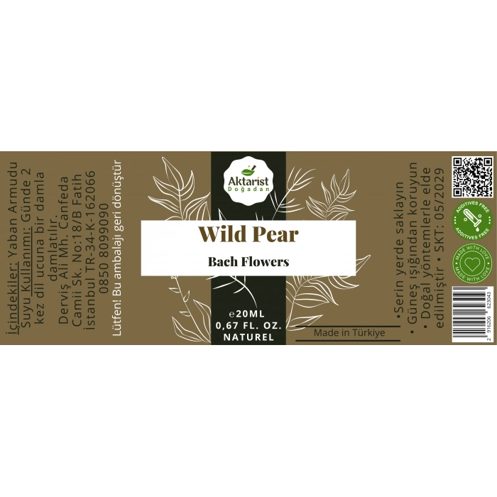 Wild Pear   - Bach Flowers Water 20Ml