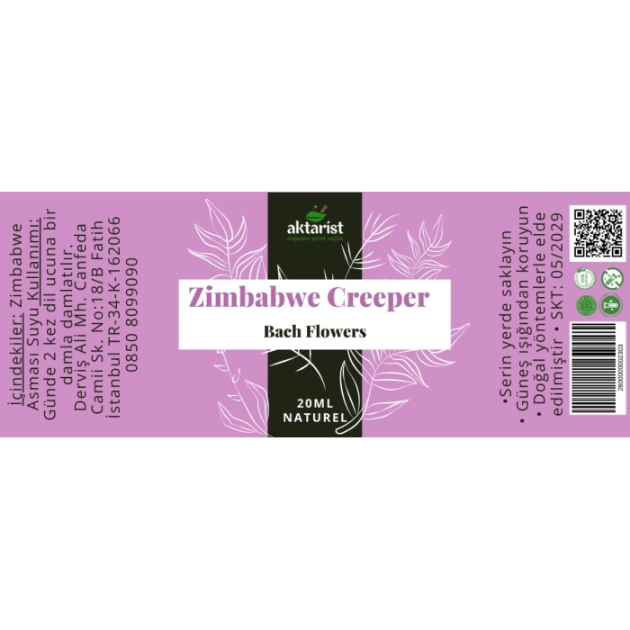 Zimbabwe Creeper - Bach Flowers Water 20Ml