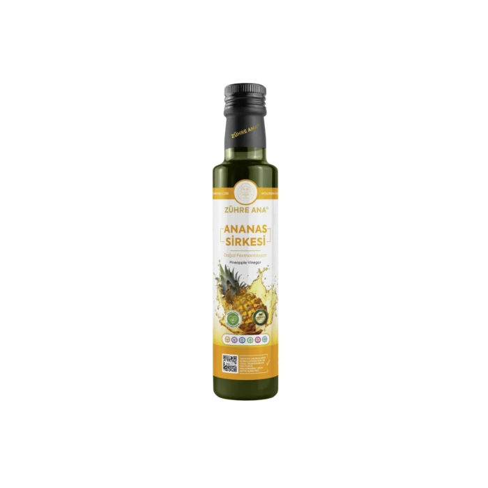 Zühre Ana Ananas Sirkesi Doğal Fermantasyon Pineapple Vinegar 500 Ml