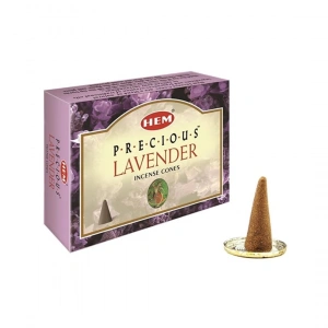Hem Precious Lavender Incense Cones - Lavanta Kokulu 10 Adet Konik Tütsü