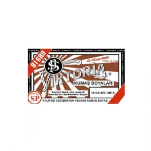 Viktoria Kumaş Boyası 18 Kahve Orta
