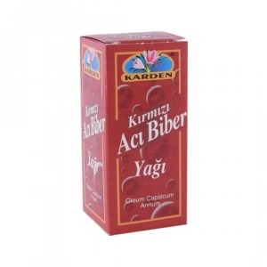 Karden Kırmızı Acı Biber Yağı 50Ml