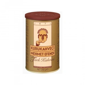 Kurukahveci Mehmet Efendi Türk Kahvesi Teneke Kutu 250 gr