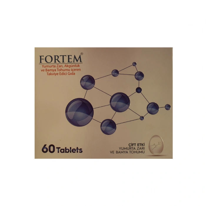 Fortem Yumurta Zarı Akgünlük Ve Bamya Tohumu İçeren Takviye Edici Gıda 60 Tablet