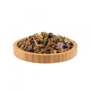 Aktarist Ebegümeci Çiçekli - Mavi Kelebek