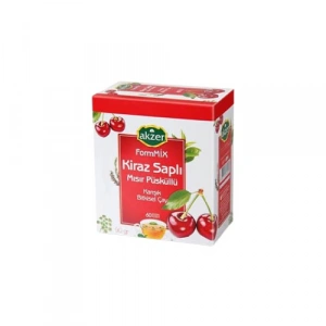 Akzer Kiraz Saplı Mısır Püsküllü Form Mix 60Lı Süzen Poşet