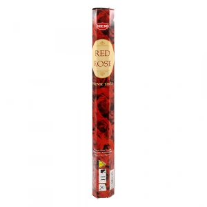 Hem Red Rose Incense Sticks - Kırmızı Gül Kokulu 20 Çubuk Tütsü