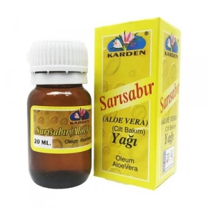 Karden Sarı Sabır Aloe Vera Yağı 20Ml