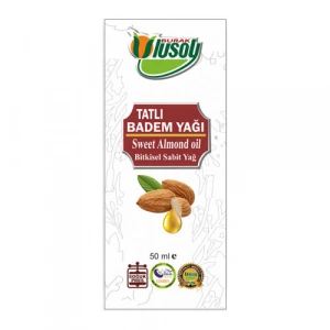 Ulusoy Bitkisel Tatlı Badem Yağı 50ml Soğuk Pres
