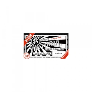 Viktoria Kumaş Boyası Siyah