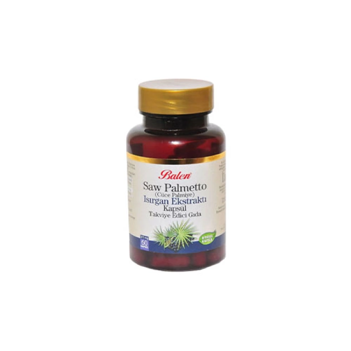 Balen Saw Palmetto (Cüce Palmiye) & Isırgan Ekst. 375Mg 60lı Kapsül