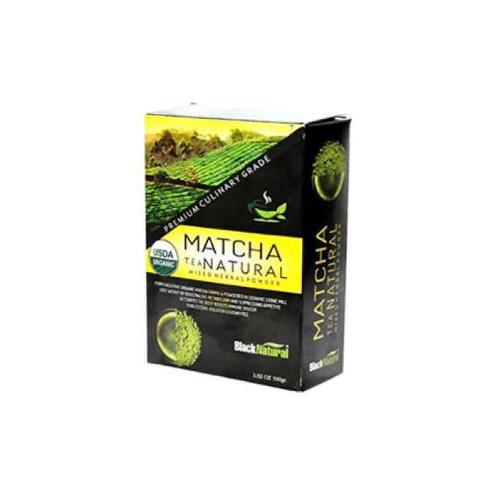 Black Natural Orijinal Matcha Tea Bitki Çayı 100 Gr