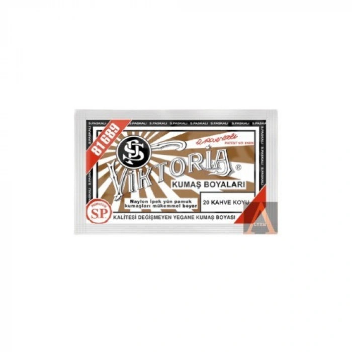 Viktoria Kumaş Boyası 20 Kahve Koyu