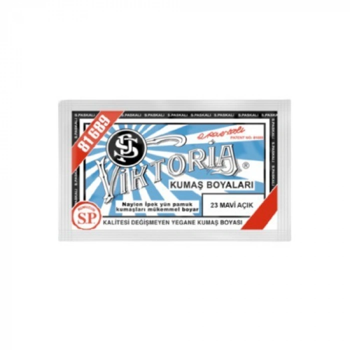 Viktoria Kumaş Boyası 23 Mavi Açık