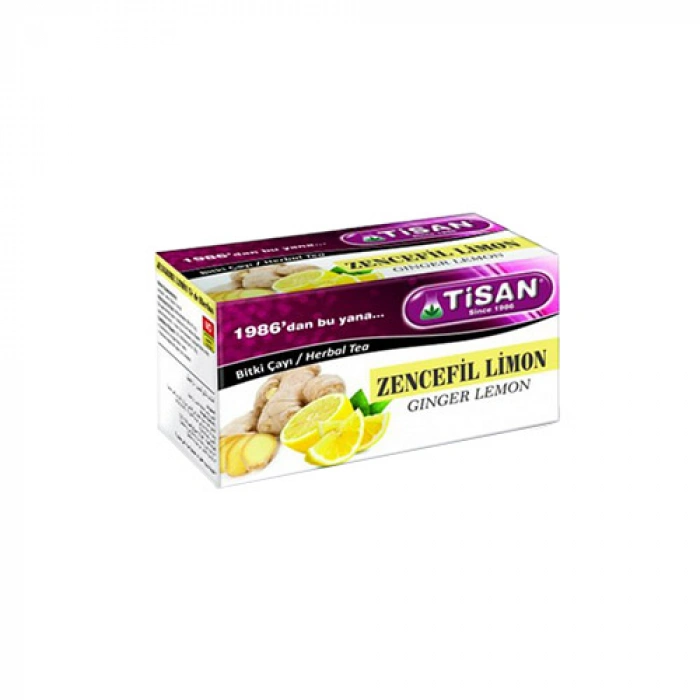 Tisan Zencefil - Limon Çayı 20Li Süzen Poşet