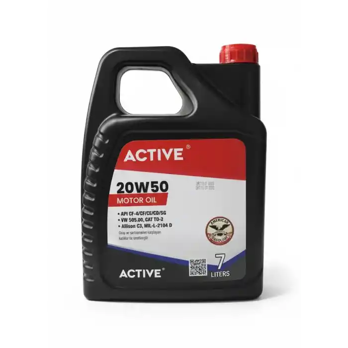 ACTİVE MOTOR OİL 20W50 7 LT