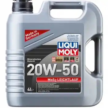 LIQUI MOLY 20W50 Motor Yağı MoS2li LEICHTLAUF 4 Litre