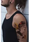 Geçici Kadın Modelli Dövme Tattoo